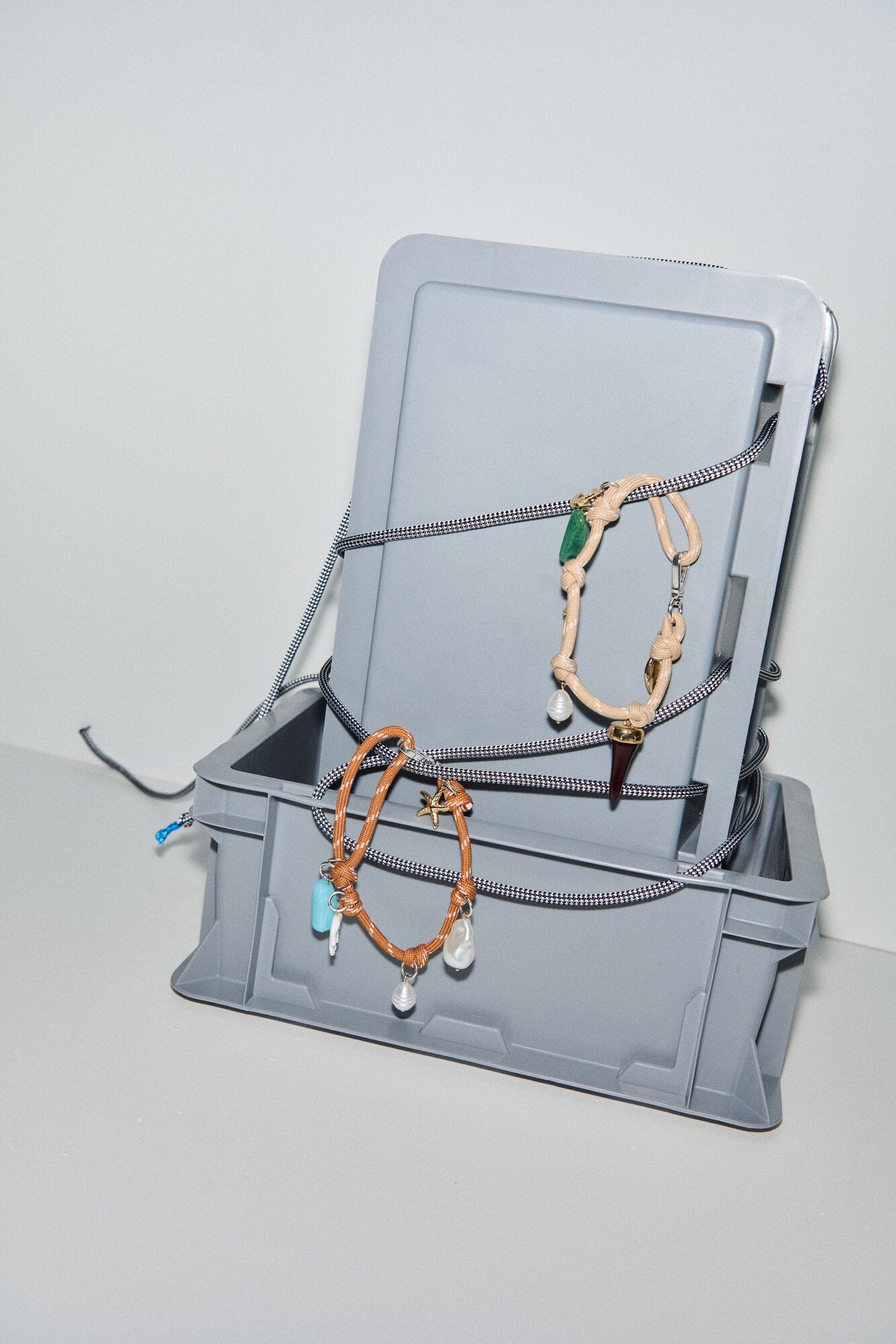 Bayu ankelkæde - beige